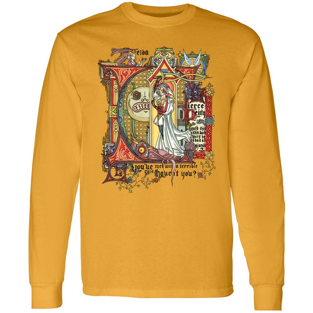 Long Sleeve T-Shirt - E2JKWK4C - Gold - 9