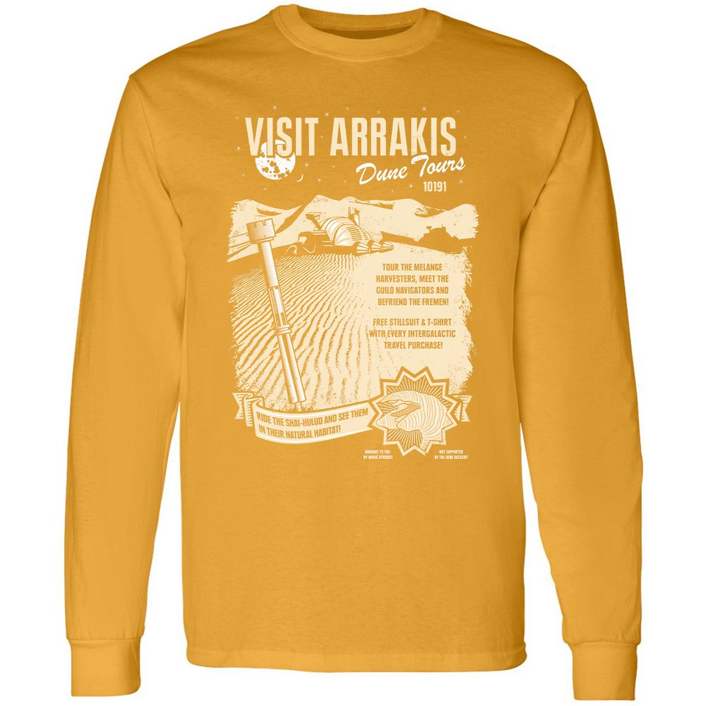 Long Sleeve T-Shirt - ESCYKVB7 - Gold - 9