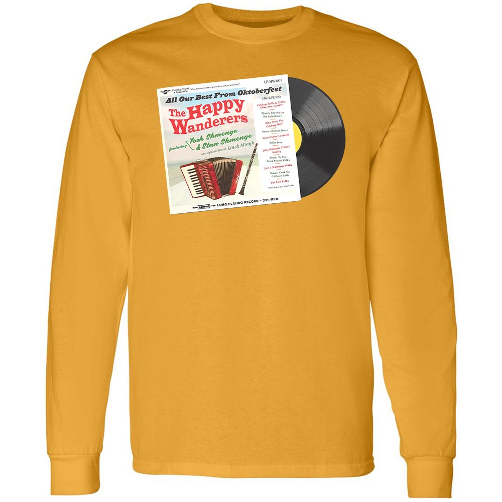 Long Sleeve T-Shirt - N1QFJNW2 - Gold - 9