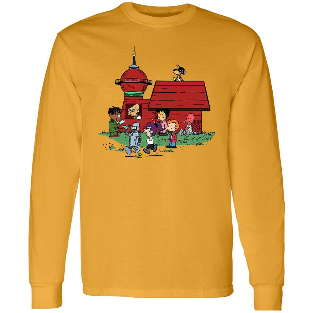 Long Sleeve T-Shirt - DMWMFJ19 - Gold - 9