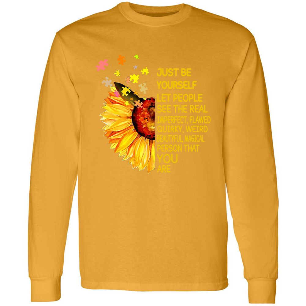 Long Sleeve T-Shirt - MAKLJ3A1 - Gold - 9