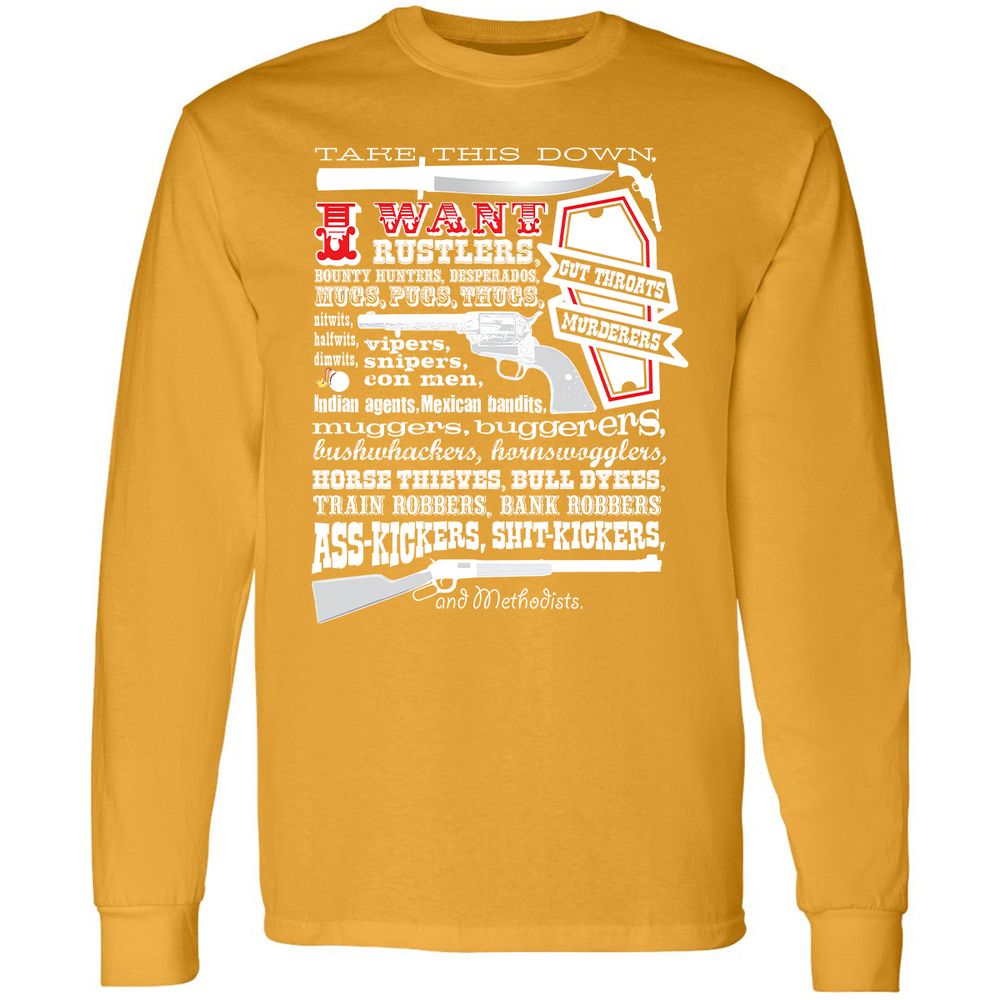 Long Sleeve T-Shirt - A19VDBN8 - Gold - 9