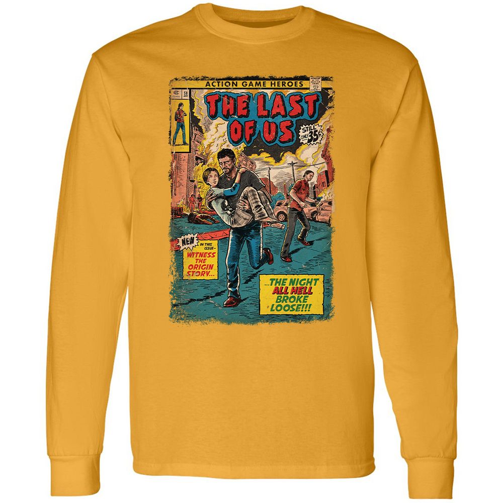 Long Sleeve T-Shirt - GR8HG68S - Gold - 9