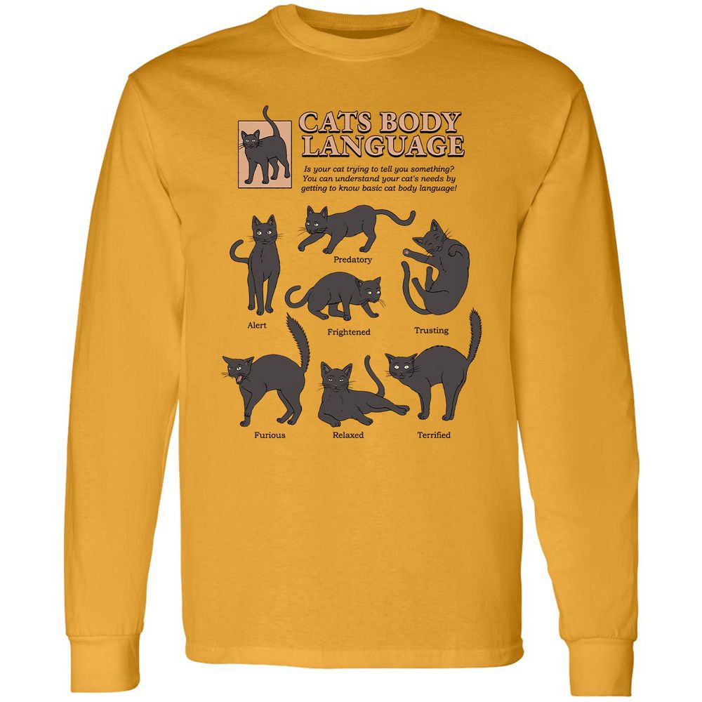 Long Sleeve T-Shirt - WLM4MV9J - Gold - 9