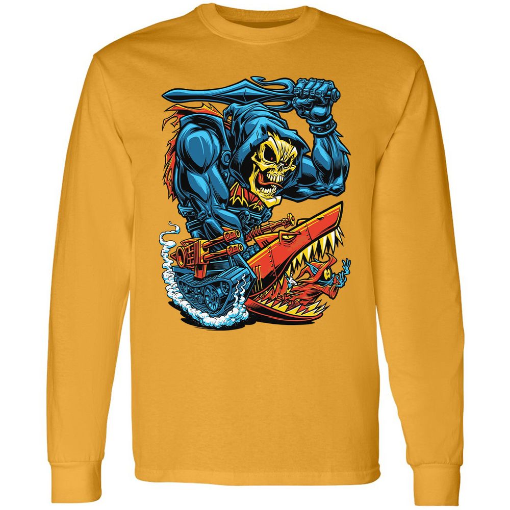 Long Sleeve T-Shirt - NREY14XK - Gold - 9