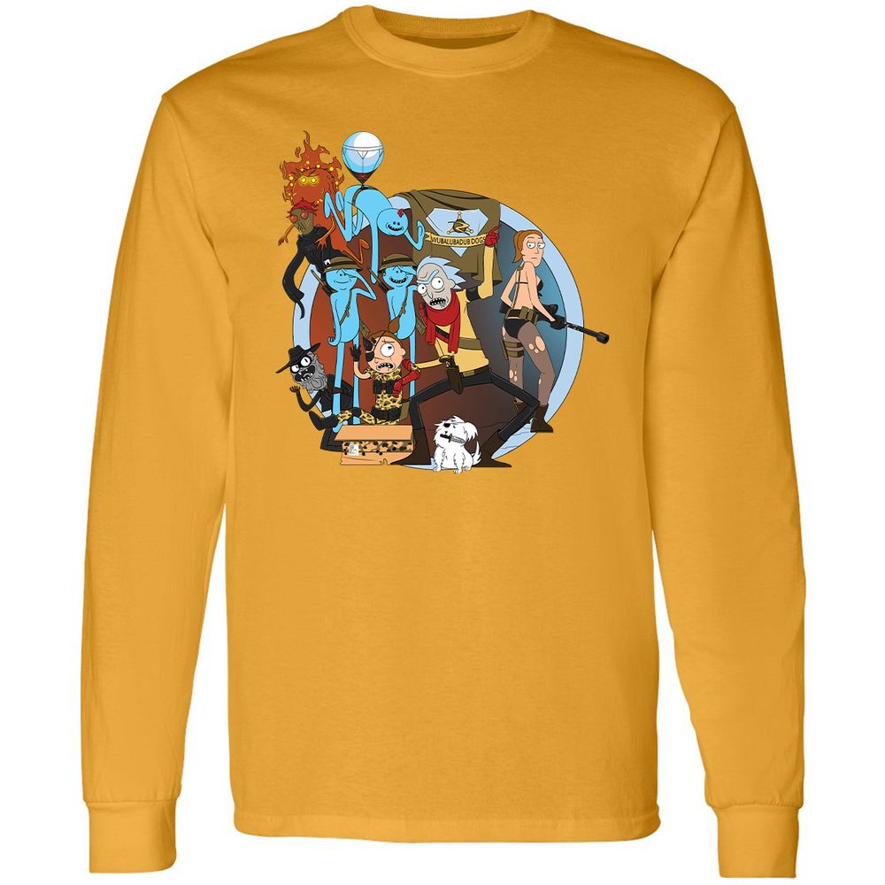 Long Sleeve T-Shirt - 4SGFG436 - Gold - 9