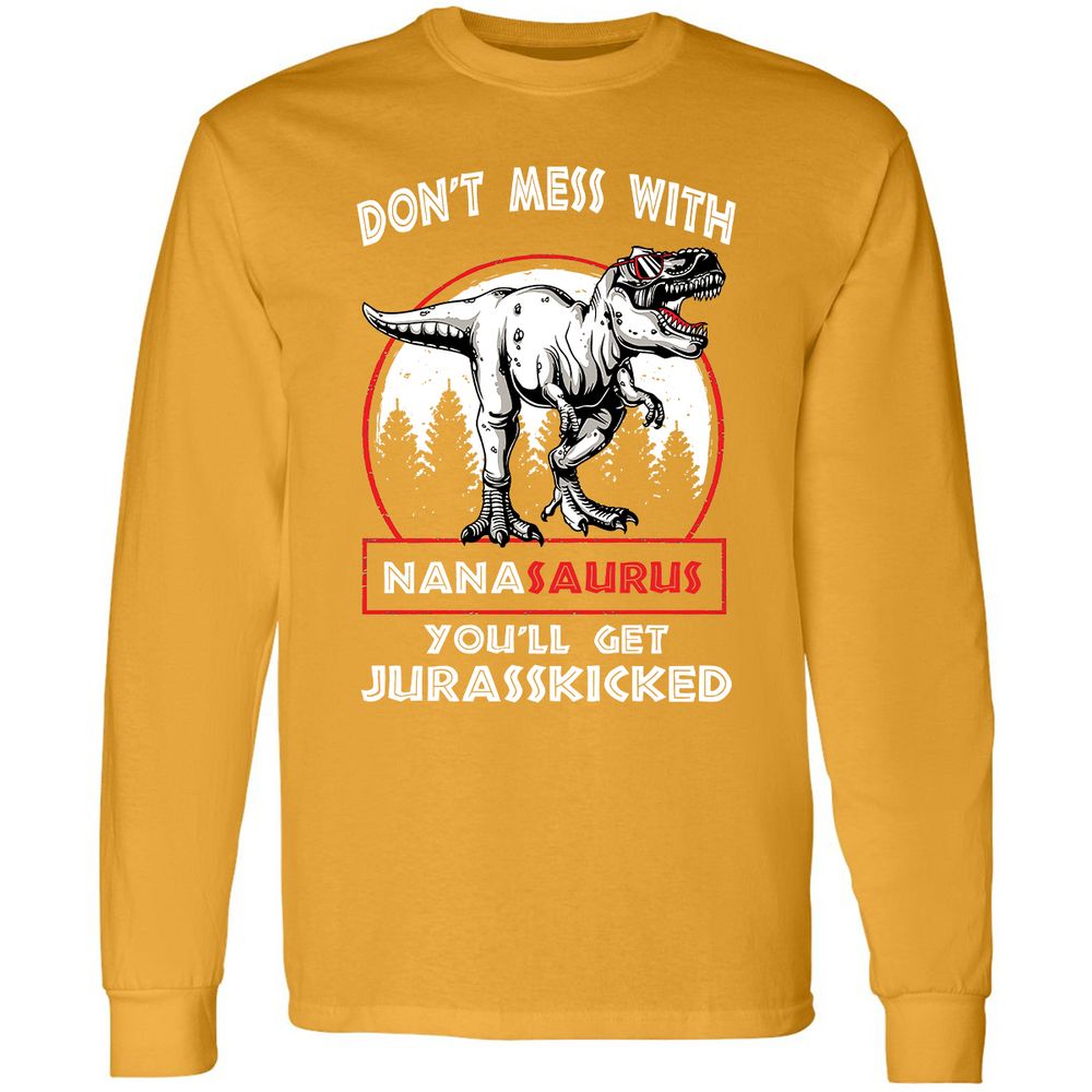 Long Sleeve T-Shirt - KUEA58C7 - Gold - 9