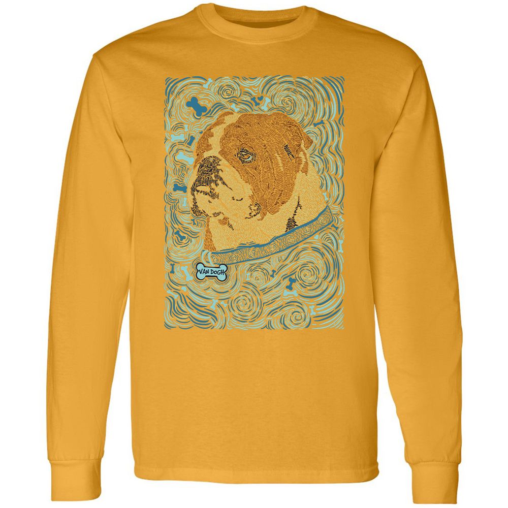 Long Sleeve T-Shirt - HQAHKS11 - Gold - 9
