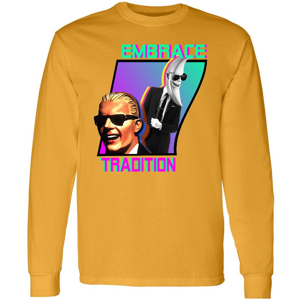 Long Sleeve T-Shirt - AUMDV4ER - Gold - 9