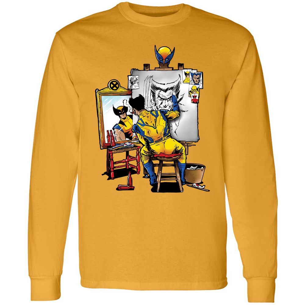 Long Sleeve T-Shirt - CYDXTDPL - Gold - 9