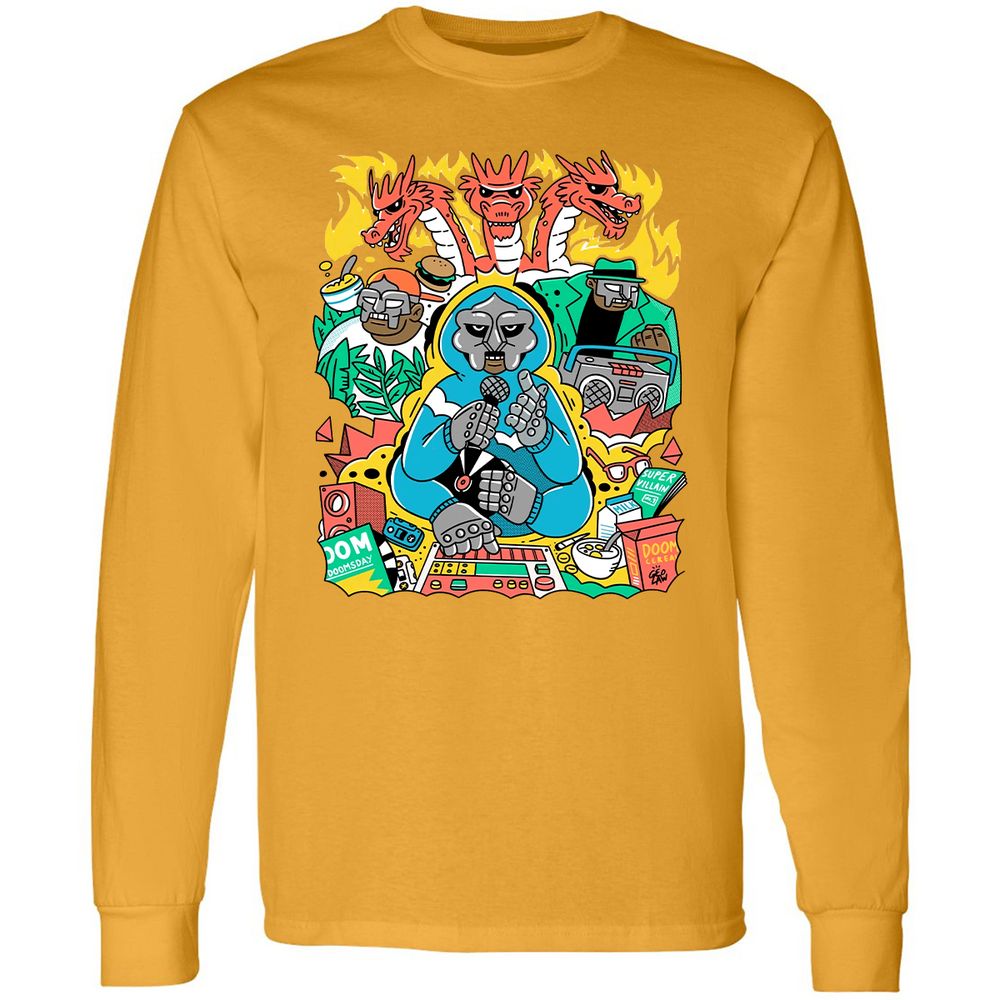 Long Sleeve T-Shirt - WVG2JTX9 - Gold - 9