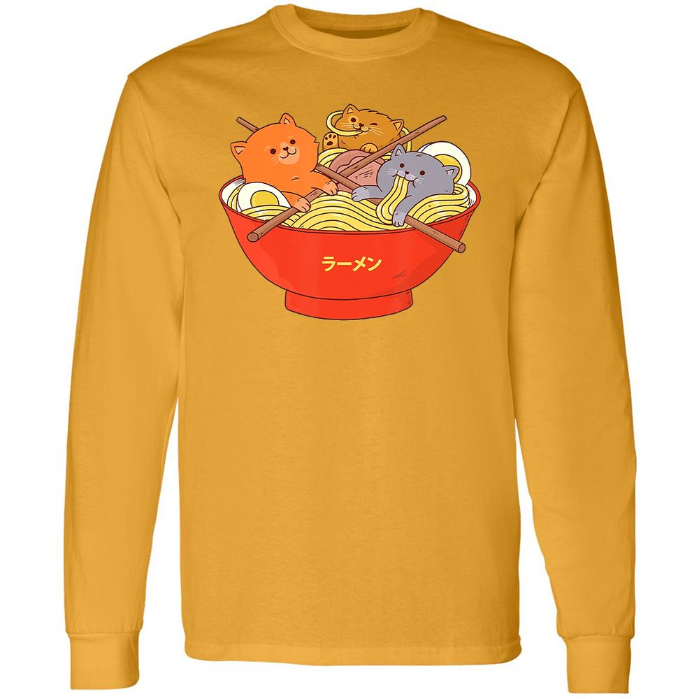 Long Sleeve T-Shirt - G89TFGZ7 - Gold - 9