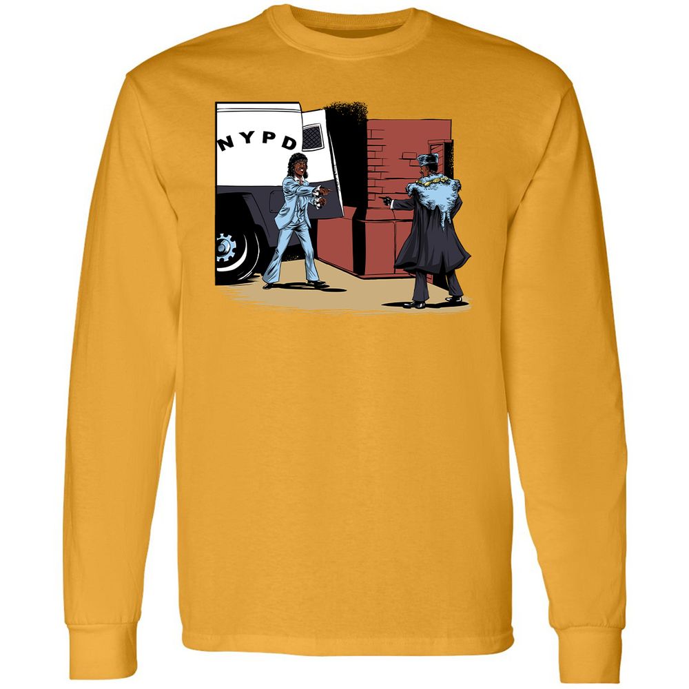 Long Sleeve T-Shirt - 8MY8S2XJ - Gold - 9
