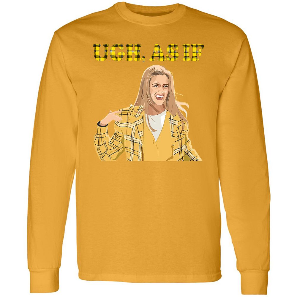 Long Sleeve T-Shirt - WCR9BQQ7 - Gold - 9