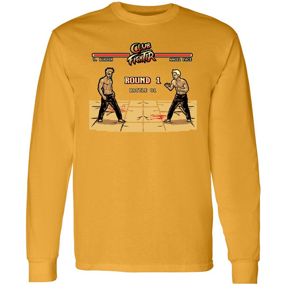 Long Sleeve T-Shirt - TCZDEW82 - Gold - 9