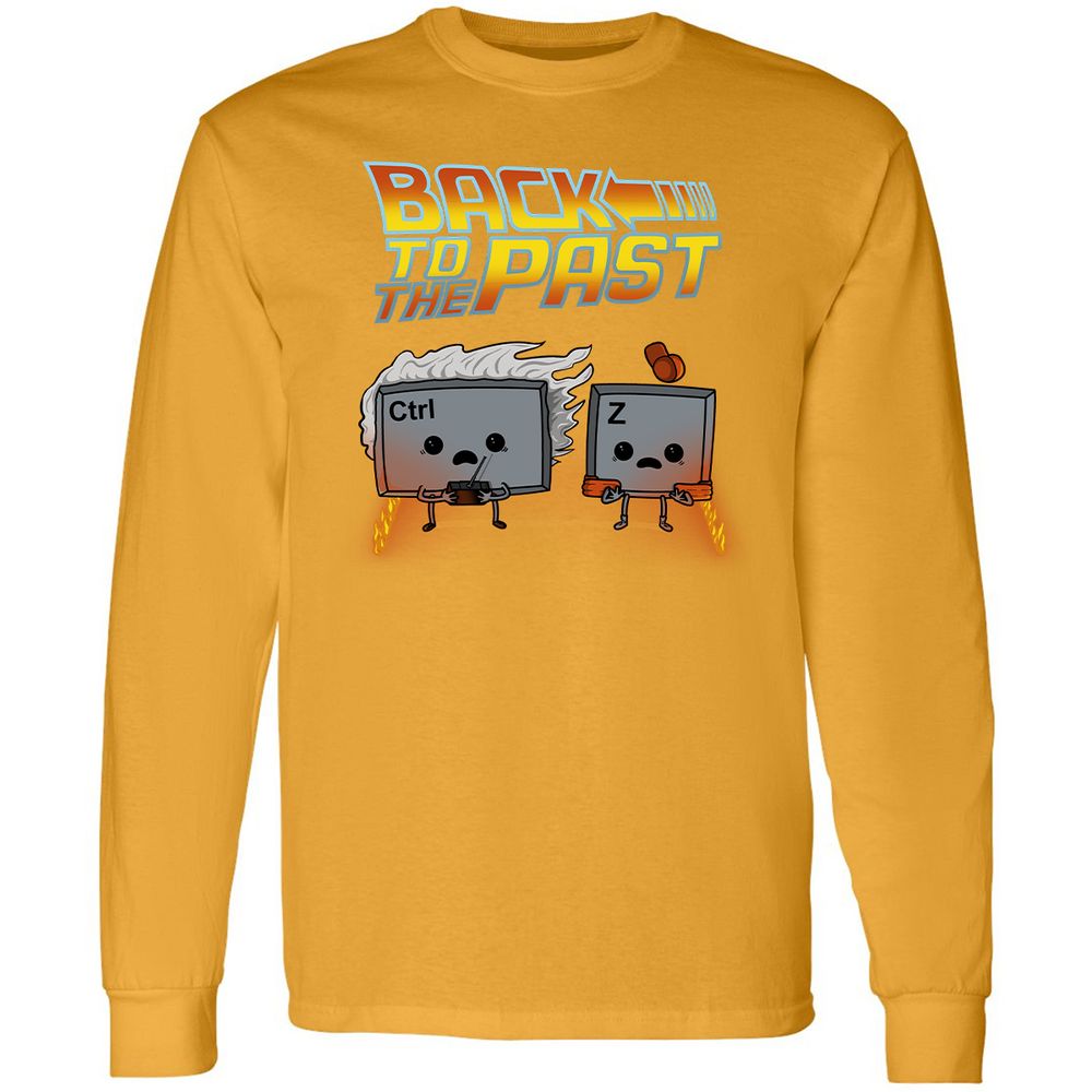 Long Sleeve T-Shirt - KKGVUZ6W - Gold - 9