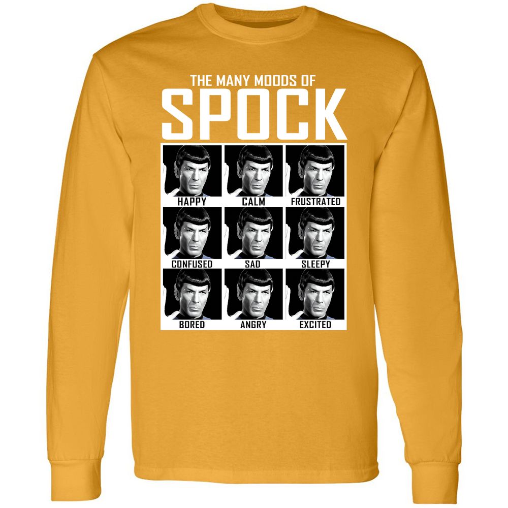 Long Sleeve T-Shirt - XG6ZCTJ2 - Gold - 9