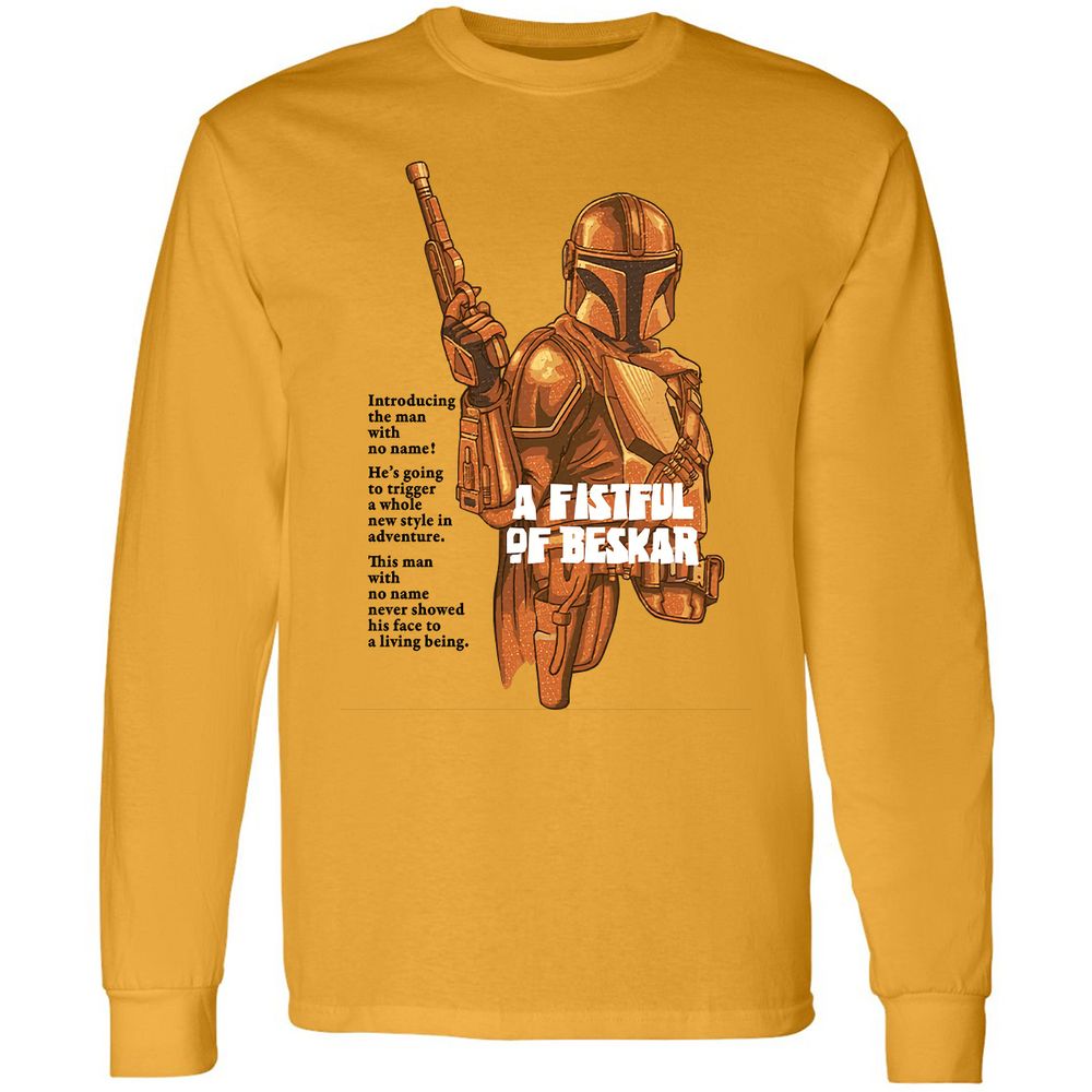 Long Sleeve T-Shirt - R81PVTXQ - Gold - 9