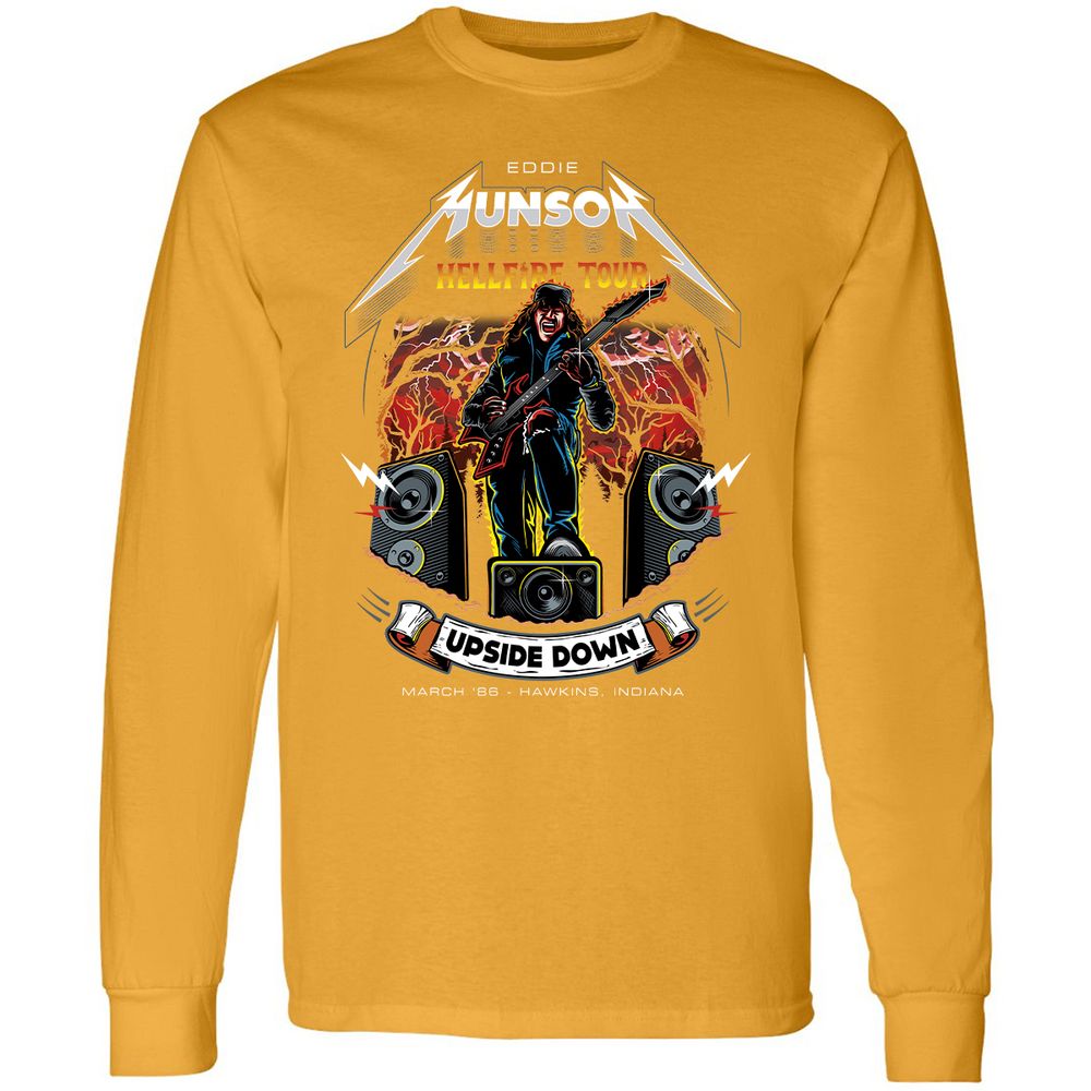 Long Sleeve T-Shirt - MVSTPU5Z - Gold - 9