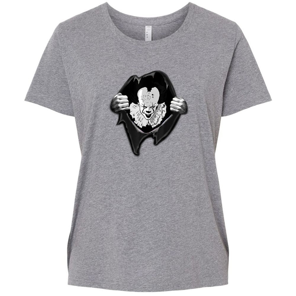 Ladies Curvy Jersey - 6RHW8QUS - Granite Heather - 9