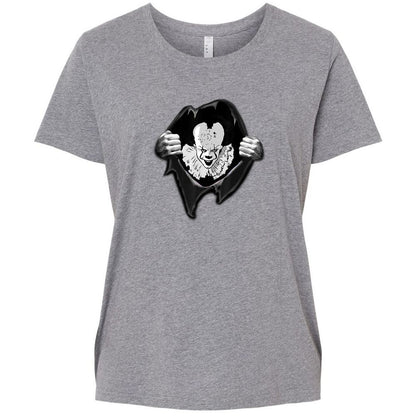 Ladies Curvy Jersey - 6RHW8QUS - Granite Heather - 9