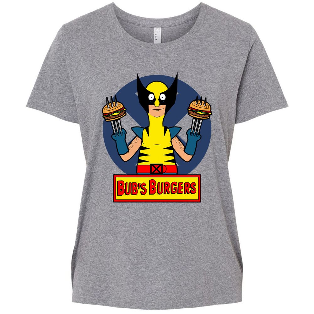 Ladies Curvy Jersey - 55375HVQ - Granite Heather - 9