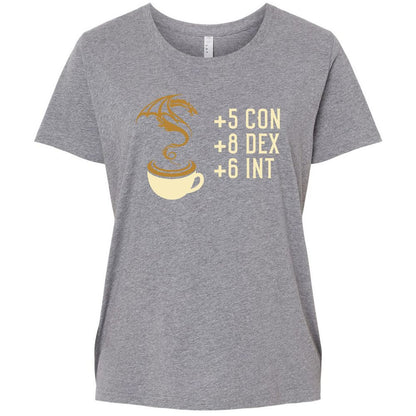 Ladies Curvy Jersey - KMRQ5CFZ - Granite Heather - 9