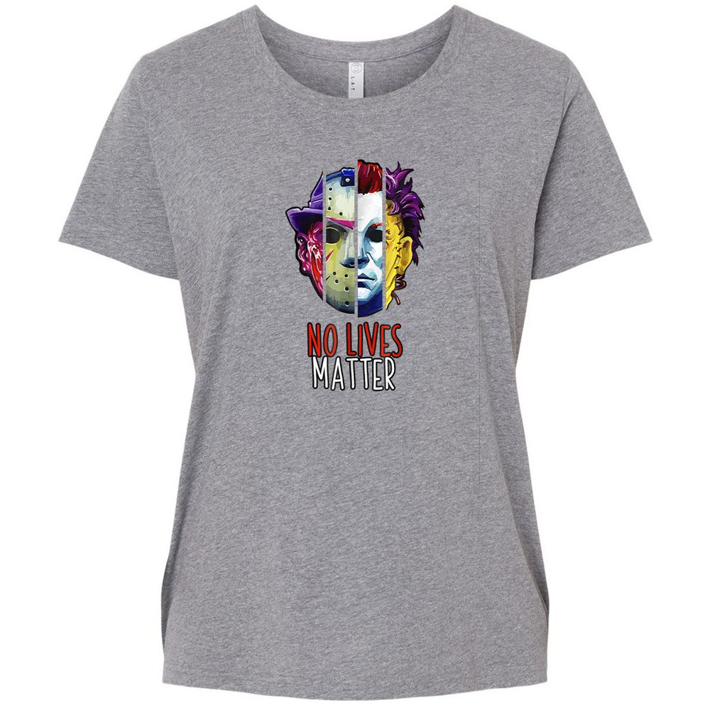 Ladies Curvy Jersey - MLVW38TJ - Granite Heather - 9