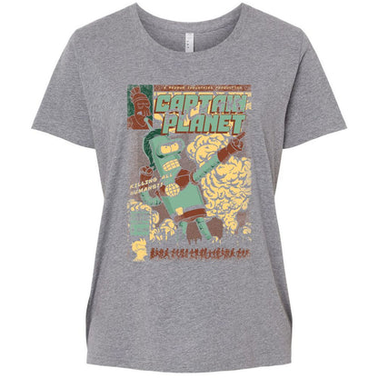 Ladies Curvy Jersey - D3Q9KE72 - Granite Heather - 9