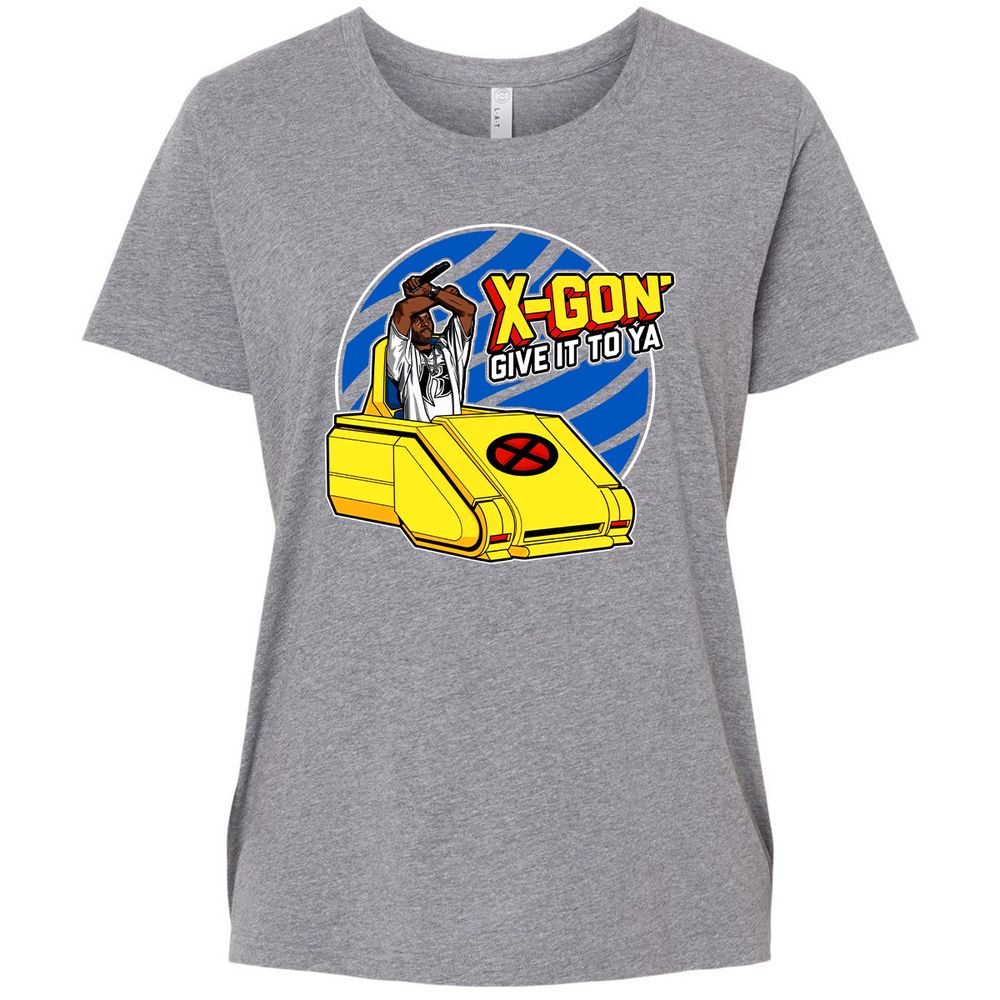 Ladies Curvy Jersey - D4K1A834 - Granite Heather - 9