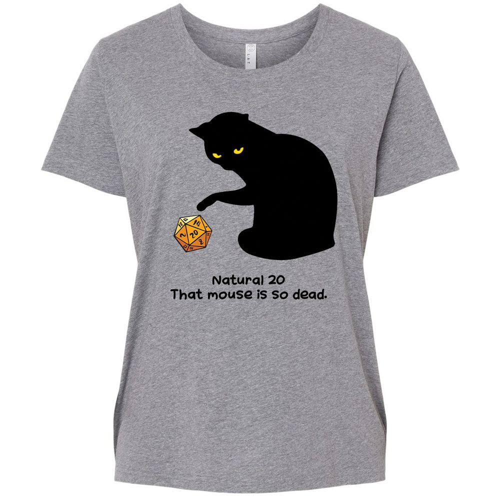 Ladies Curvy Jersey - EAGBGCZ8 - Granite Heather - 9