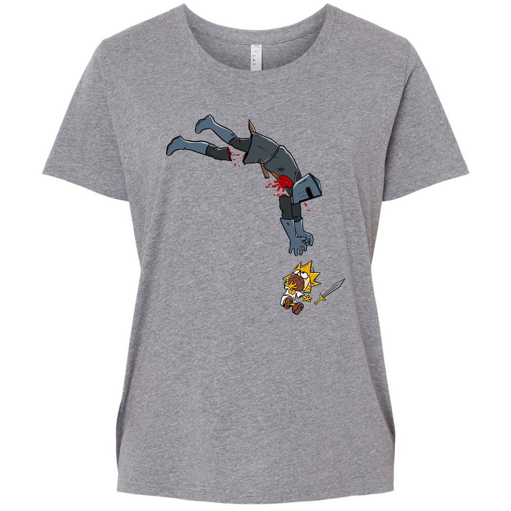 Ladies Curvy Jersey - TDP1TWW4 - Granite Heather - 9