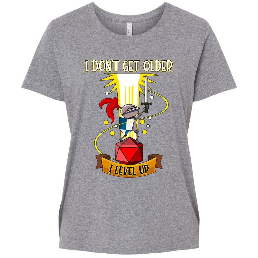 Ladies Curvy Jersey - YBZZFX2E - Granite Heather - 9