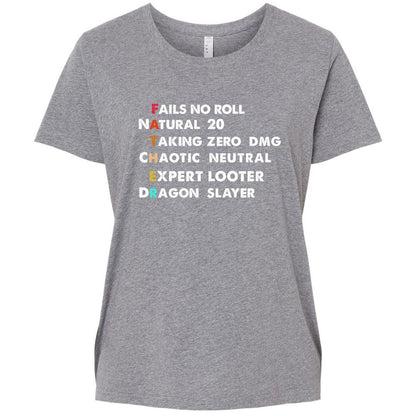 Ladies Curvy Jersey - 95KRZMPF - Granite Heather - 9