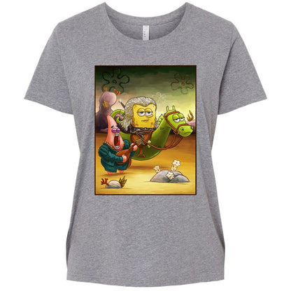 Ladies Curvy Jersey - N1832XWP - Granite Heather - 9