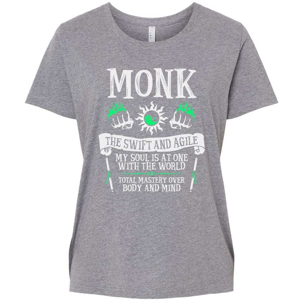 Ladies Curvy Jersey - C8L3GXGV - Granite Heather - 9