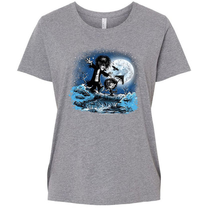 Ladies Curvy Jersey - 8M5FXSTL - Granite Heather - 9