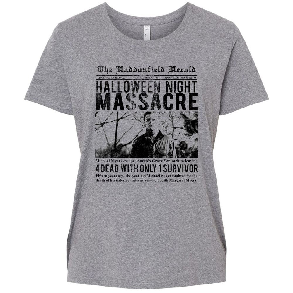 Ladies Curvy Jersey - 3WWWQW9Q - Granite Heather - 9