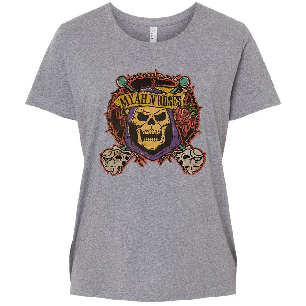 Ladies Curvy Jersey - 5H7RJ79B - Granite Heather - 9