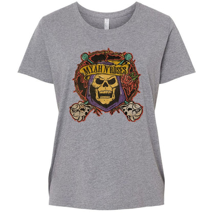 Ladies Curvy Jersey - 5H7RJ79B - Granite Heather - 9