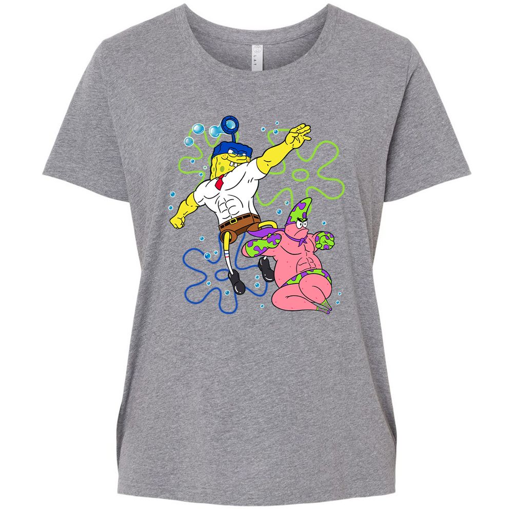 Ladies Curvy Jersey - VVCZD79H - Granite Heather - 9