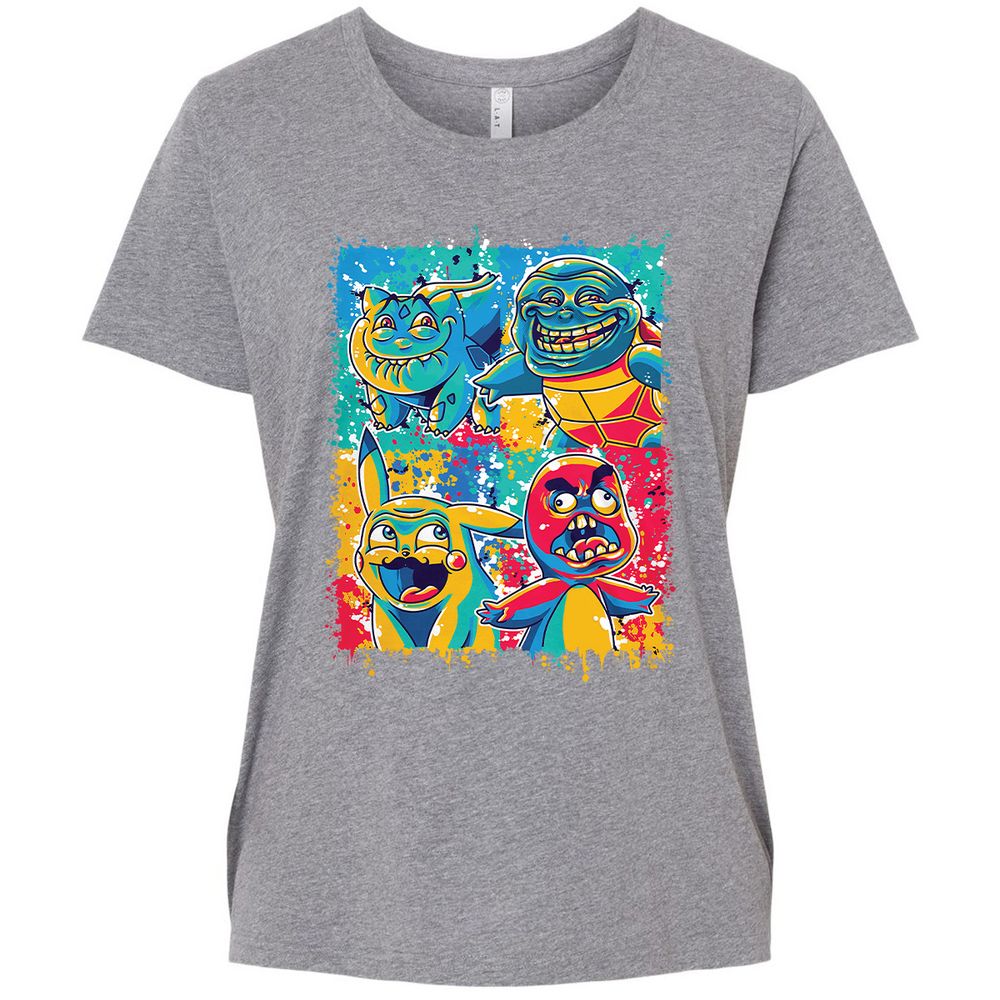 Ladies Curvy Jersey - J4YPTLZG - Granite Heather - 9