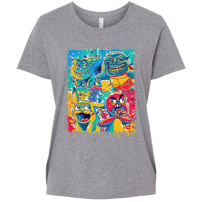 Ladies Curvy Jersey - J4YPTLZG - Granite Heather - 9