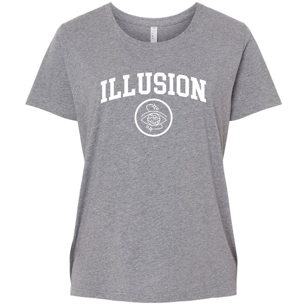 Ladies Curvy Jersey - JXET9H39 - Granite Heather - 9