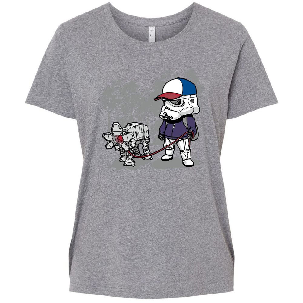 Ladies Curvy Jersey - K9XNH4Z7 - Granite Heather - 9