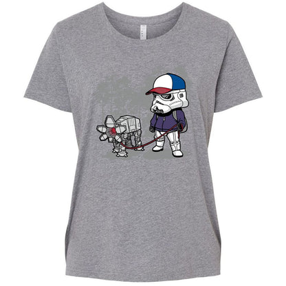 Ladies Curvy Jersey - K9XNH4Z7 - Granite Heather - 9