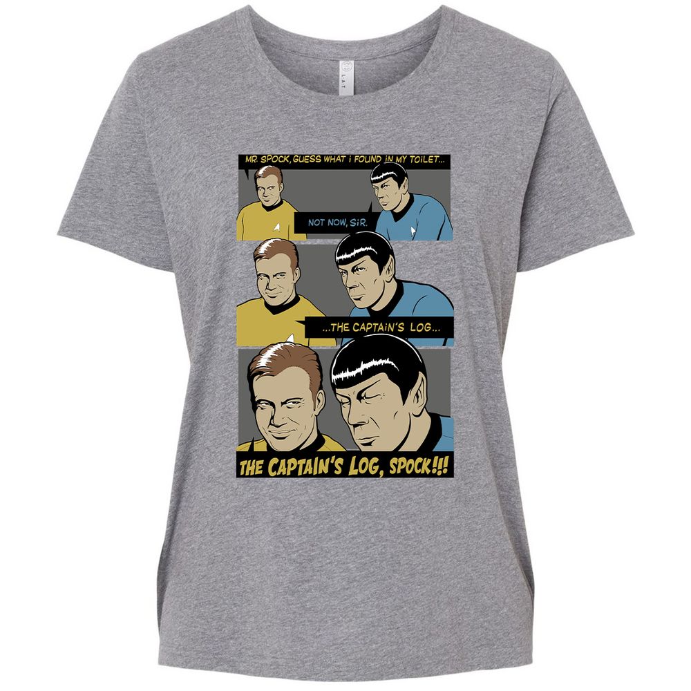 Ladies Curvy Jersey - PQ21G223 - Granite Heather - 9