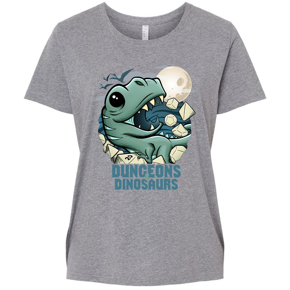 Ladies Curvy Jersey - BKB2CM54 - Granite Heather - 9