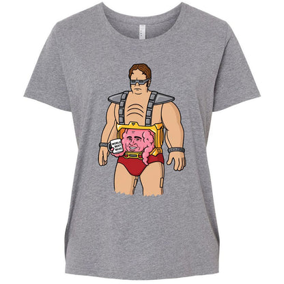 Ladies Curvy Jersey - UMWN84KX - Granite Heather - 9