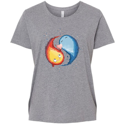 Ladies Curvy Jersey - LQWNEQXA - Granite Heather - 9